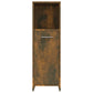Bathroom Cabinet Smoked oak Engineered wood 11.8x11.8x37.4 in
