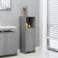 Bathroom Cabinet Grey Sonoma Engineered wood Medium