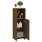 Bathroom Cabinet Brown Oak Engineered Wood Bathroom Cabinet