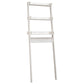 Toilet Rack White Solid Pine Wood 25.0x12.6x70.5 in Toilet Rack