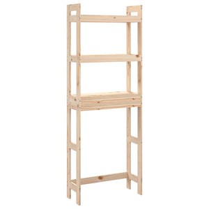 Toilet Rack Natural Wood Solid pine wood Medium Bathroom Shelf