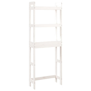 Toilet Rack White Solid pine wood Medium Toilet Rack