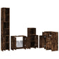 Bathroom Furniture Set Smoked oak Engineered wood Standard
