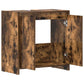 Bathroom Cabinet Smoked oak Engineered wood 23.6 x 13.0 x 24.0 in