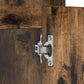 Bathroom Cabinet Smoked oak Engineered wood 23.6 x 13.0 x 24.0 in