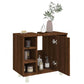 Bathroom Cabinet Brown oak Engineered wood Medium