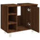Bathroom Cabinet Brown oak Engineered wood Medium