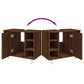 Bathroom Cabinet Brown oak Engineered wood Medium
