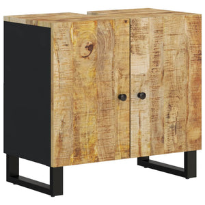 Sink Cabinet Natural wood Solid mango wood Medium Sink Cabinet