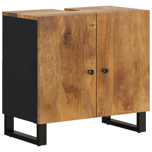 Sink Cabinet Honey brown Solid mango wood Medium Sink Cabinet