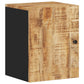 Bathroom Wall Cabinet Natural brown, Black