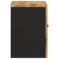 Bathroom Wall Cabinet Natural brown, Black