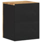 Bathroom Wall Cabinet Natural brown, Black