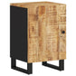 Bathroom Cabinet Black, Natural Wood