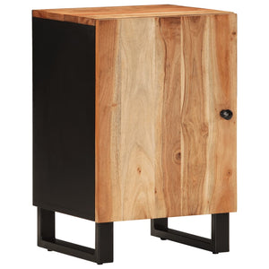 Bathroom Cabinet Natural wood and black