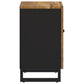Bathroom Cabinet Honey brown Solid mango wood, engineered wood, iron