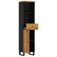 Bathroom Cabinet Honey brown Solid mango wood, engineered wood, iron