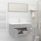 Bathroom Furniture Set Grey Sonoma Engineered Wood Standard