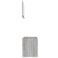 Bathroom Furniture Set Grey Sonoma Engineered Wood Standard