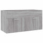 Bathroom Furniture Set Grey Sonoma Engineered Wood Standard