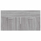 Bathroom Furniture Set Grey Sonoma Engineered Wood Standard