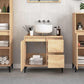 Bathroom Cabinet Sonoma oak Engineered wood, Metal