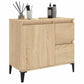 Bathroom Cabinet Sonoma oak Engineered wood, Metal