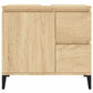 Bathroom Cabinet Sonoma oak Engineered wood, Metal