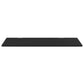 Wall-mounted Urinal Privacy Screen Black 35.4"x15.7" Tempered Glass