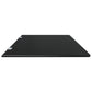Wall-mounted Urinal Privacy Screen Black 35.4"x15.7" Tempered Glass