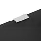 Wall-mounted Urinal Privacy Screen Black 35.4"x15.7" Tempered Glass