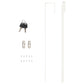 Mirror Jewelry Cabinet White