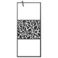 Walk-in Shower Wall with Shelf Black 31.5"x76.8" ESG Glass&Aluminum