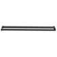 Walk-in Shower Wall with Shelf Black 35.4"x76.8" ESG Glass&Aluminum