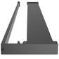 Walk-in Shower Wall with Shelf Black 39.4"x76.8" ESG Glass&Aluminum