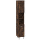 Bathroom Cabinet Set Smoked oak Engineered wood, Acrylic Medium