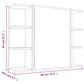 Bathroom Cabinet Set Brown Oak Engineered Wood Compact