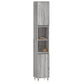Bathroom Cabinet Grey Sonoma Engineered wood, iron Tall