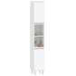 Bathroom Cabinet White Engineered wood Tall Bathroom Cabinet