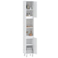 Bathroom Cabinet White Engineered wood Tall Bathroom Cabinet