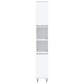 Bathroom Cabinet White Engineered wood Tall Bathroom Cabinet