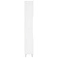 Bathroom Cabinet White Engineered wood Tall Bathroom Cabinet