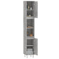 Bathroom Cabinet Concrete Grey Engineered Wood, Iron Tall