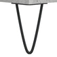 Bathroom Cabinet Concrete Grey Engineered Wood, Iron Tall