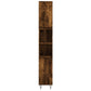 Bathroom Cabinet Smoked Oak 11.8x11.8x74.8" Engineered Wood