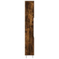 Bathroom Cabinet Smoked Oak 11.8x11.8x74.8" Engineered Wood