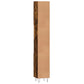Bathroom Cabinet Smoked Oak 11.8x11.8x74.8" Engineered Wood