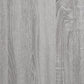 Bathroom Cabinet Gray Sonoma Engineered Wood, Iron Tall
