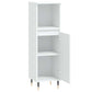 Bathroom Cabinet White Engineered Wood 11.8 in x 11.8 in x 39.4 in