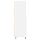 Bathroom Cabinet White Engineered Wood 11.8 in x 11.8 in x 39.4 in